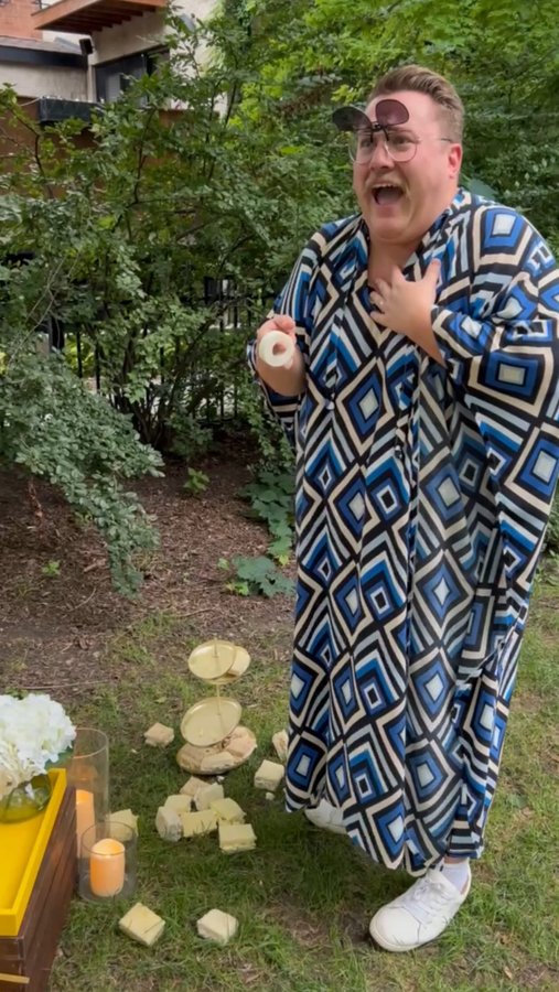 Instagram post by @marcosfunhouse for Pete & Gerry's. Caption reads: Fun, friends, and falling sandwiches....