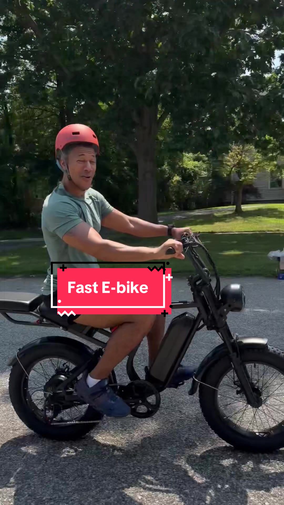 TikTok post by @mrshannonlanier for Hieha. Caption reads: We love our @Hieha Direct #ebike it is fast, fun....