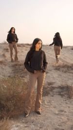 Instagram post by @lana_.jpg for LES BENJAMINS. Caption reads: a little fashion film @jenananan shot & edited for....