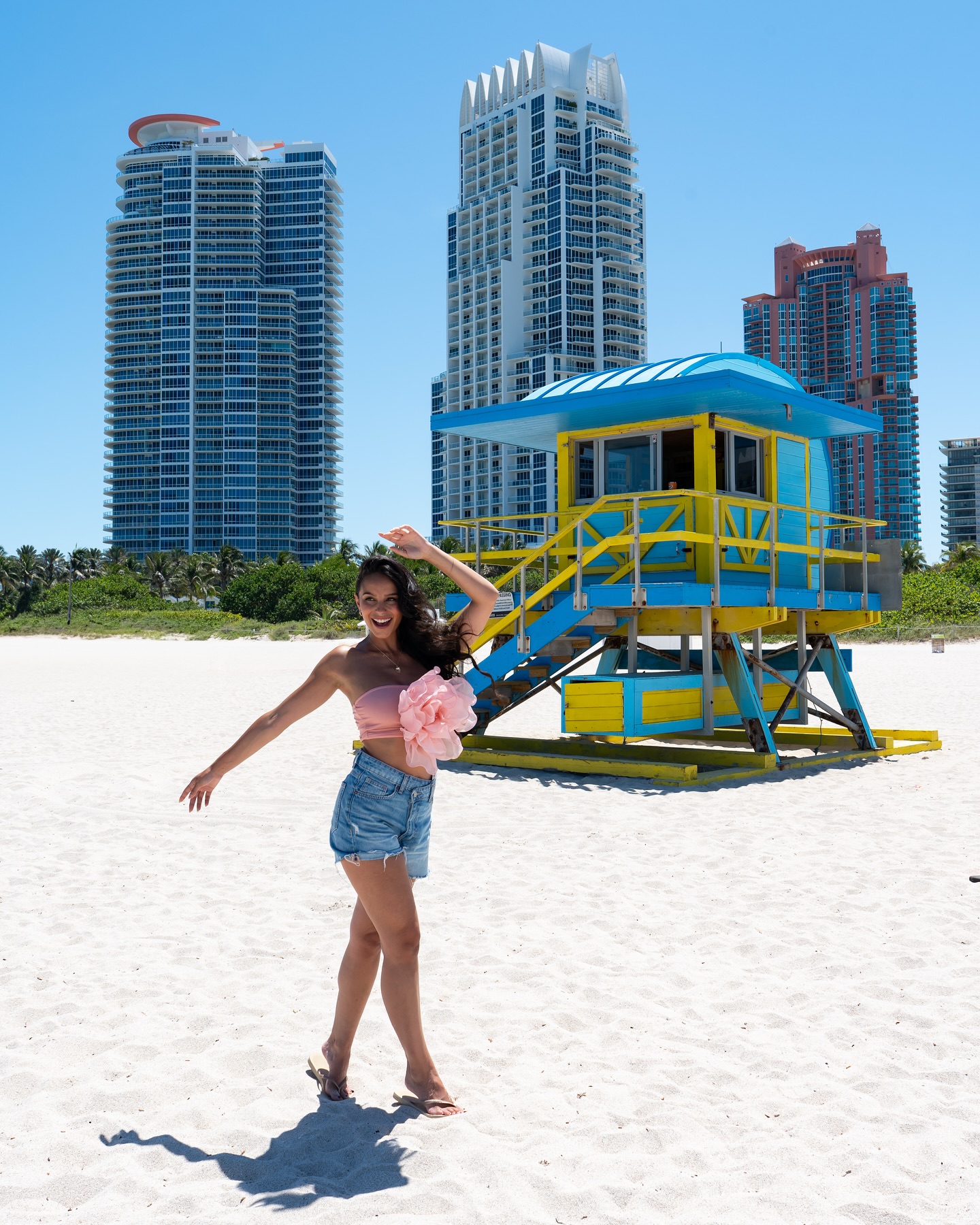 Instagram post by @danamouyon for VISITFLORIDA. Caption reads: Miami vibe 🌴
With @theelserhotelmiami....