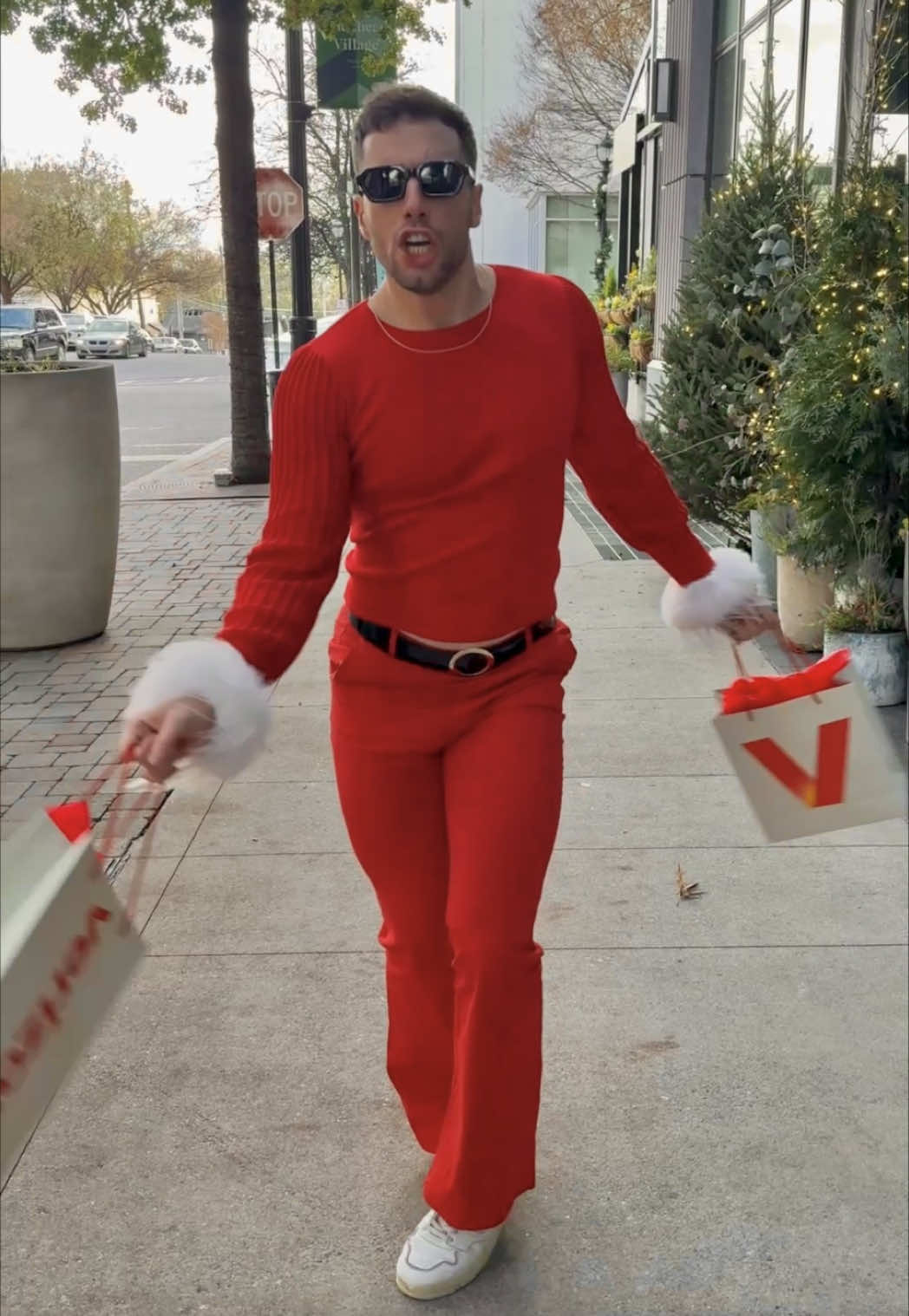 TikTok post by @jjakejonezz for Verizon. Caption reads: #verizonpartner So many great holiday gifts like....