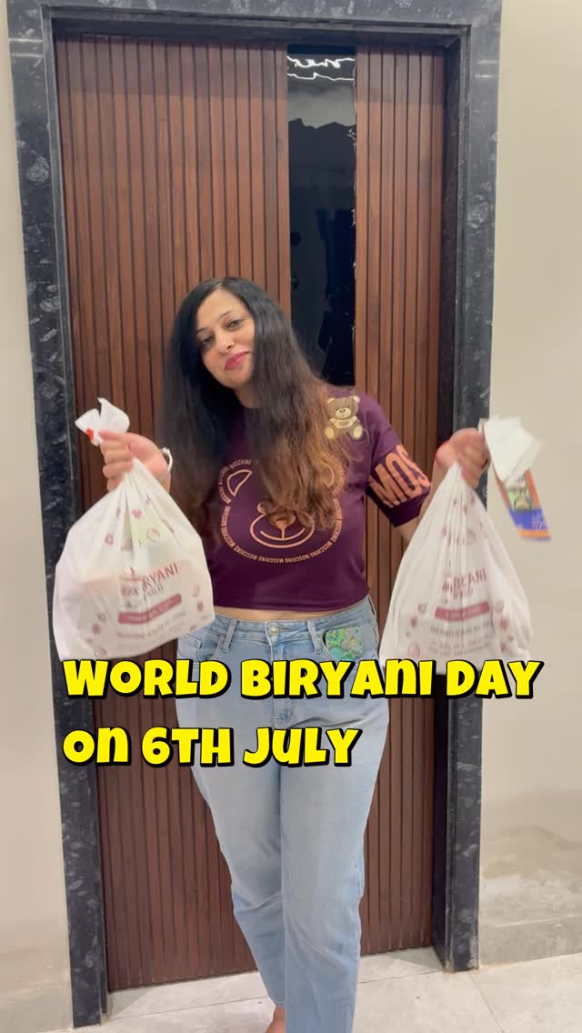 Instagram post by @aroraneha237 for Biryani By Kilo. Caption reads: Daawat and Biryani by Kilo are partnering to....