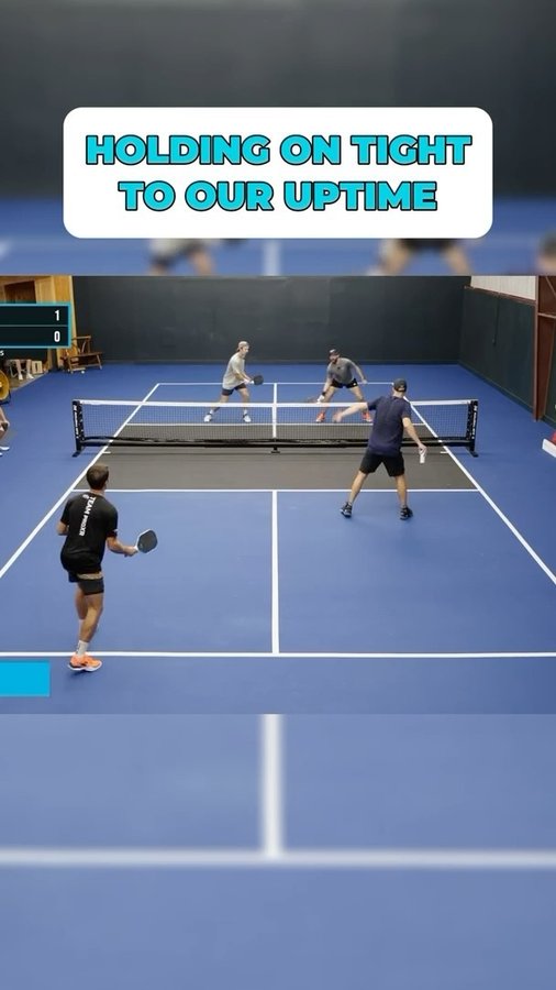 Instagram post by @zanenavratilpickleball for UPTIME Energy. Caption reads: Don’t spill a drop 💧⁠
⁠
@uptimeenergy | link’s in....