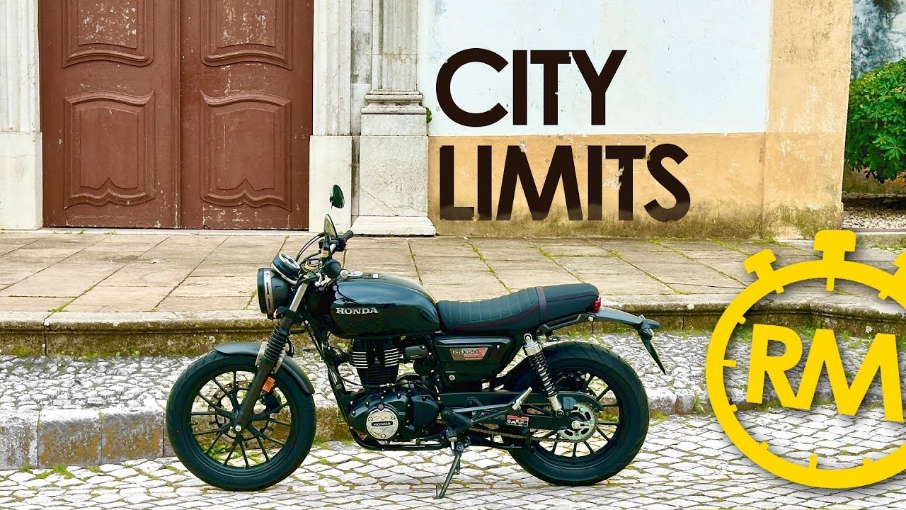 YouTube post by @RocketManMoto for LITELOK. Caption reads: Honda GB350S – Live with 21hp or Wait for the....