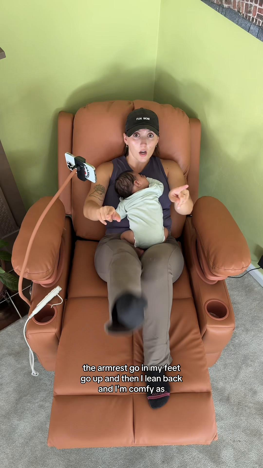 TikTok post by @6lair for Mamazing. Caption reads: what can I say? I like this @Mamazing Global chair....