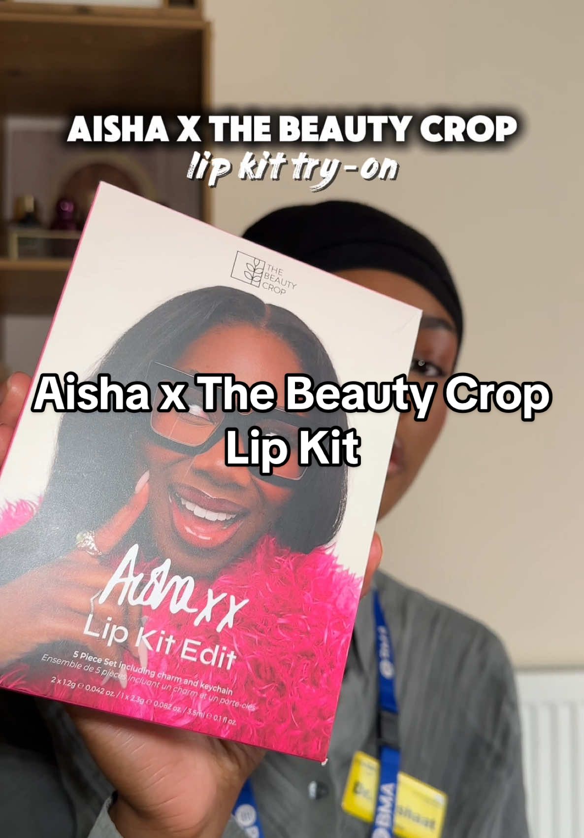 TikTok post by @nashaatbello for The Beauty Crop. Caption reads: @Aisha Asunramu✨ my girl take a bow 💐💐💐 my....