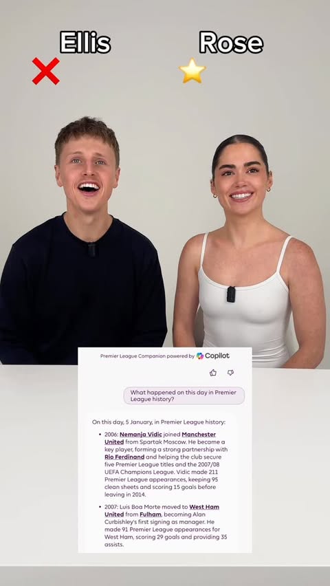 Instagram post by @roseruland for Microsoft. Caption reads: [...] have the most ball knowledge ever @microsoft....