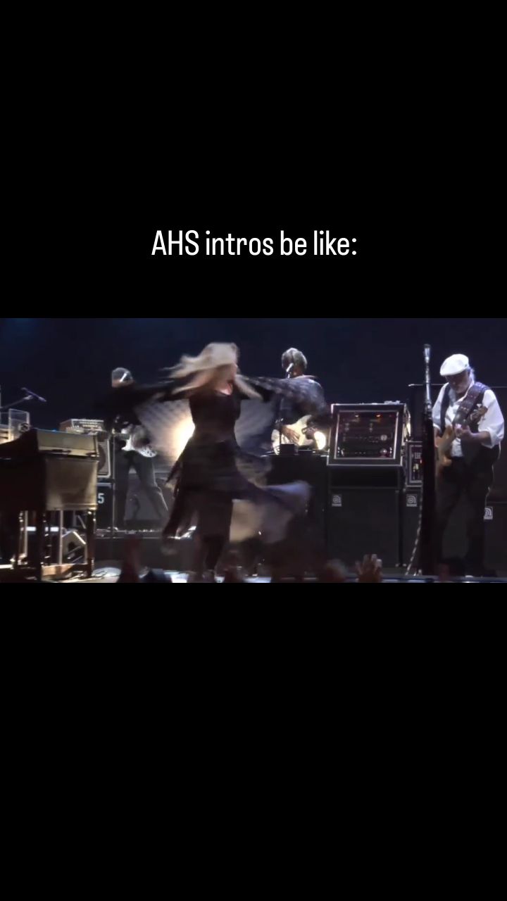 Instagram post by @stevienicksnation for FX Networks. Caption reads: Stevie & @ahsfx just fit ✨️

#stevienicks....