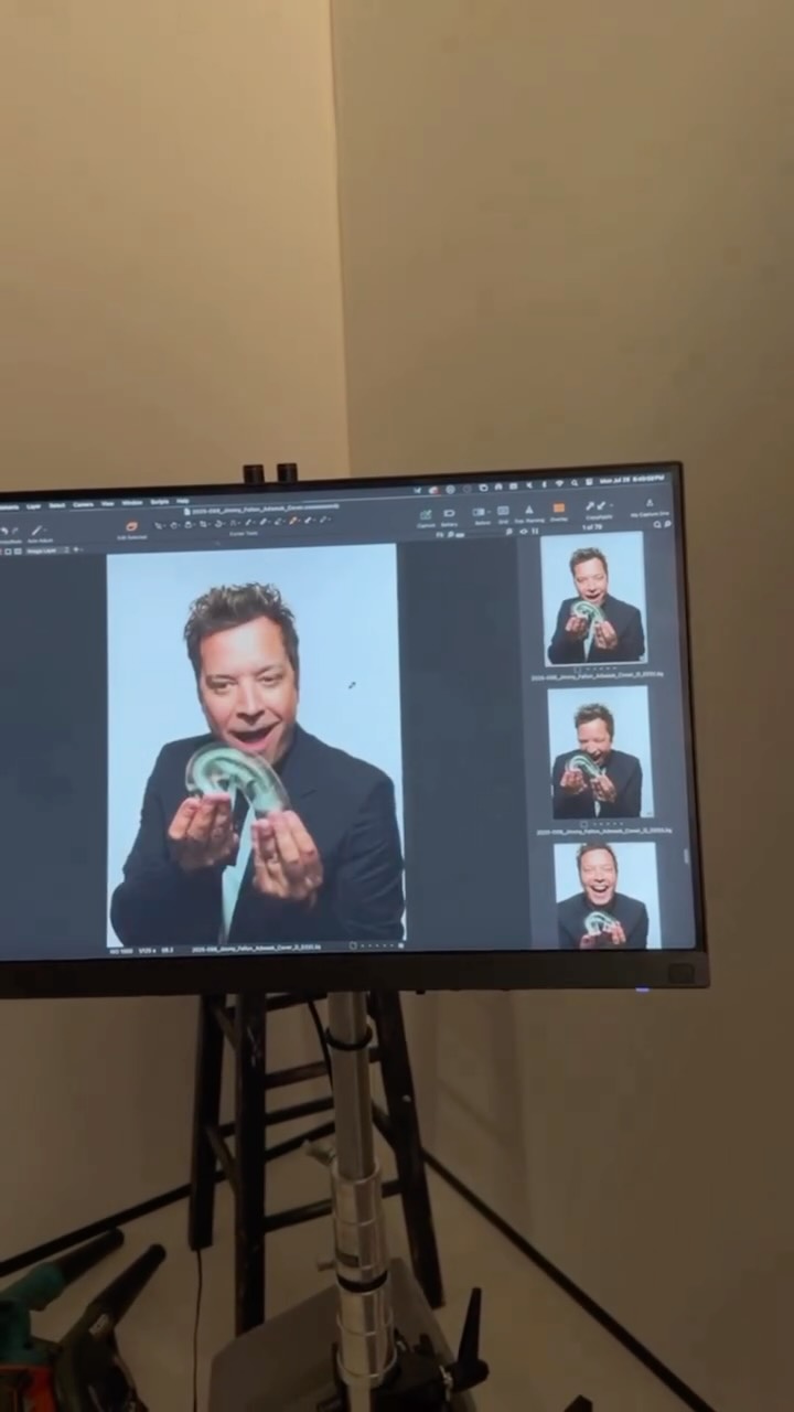 Instagram post by @jimmyfallon for Adweek. Caption reads: Lights, camera, action 🎥

✍️ by Bill Bradley
📷....