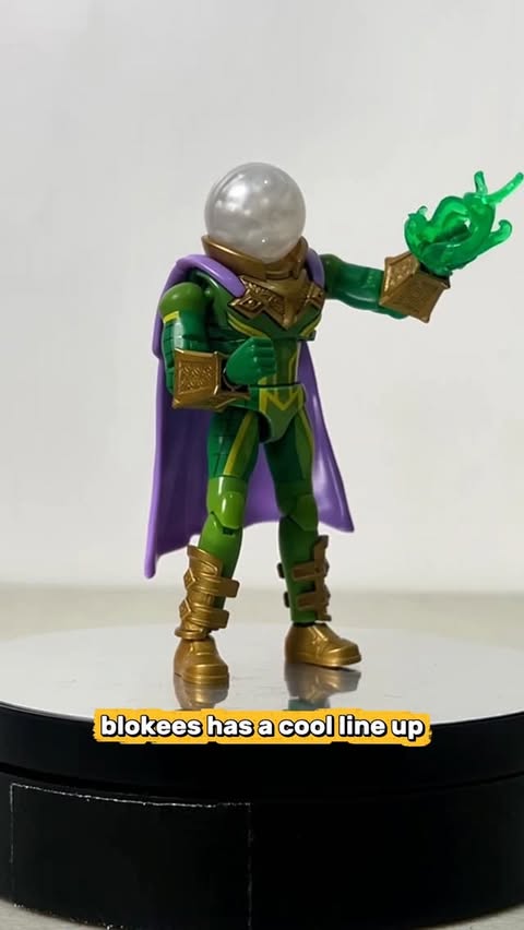 Instagram post by @ridwanhalimz for Blokees. Caption reads: [...] Figure Spiderman yang Wow banget!!....