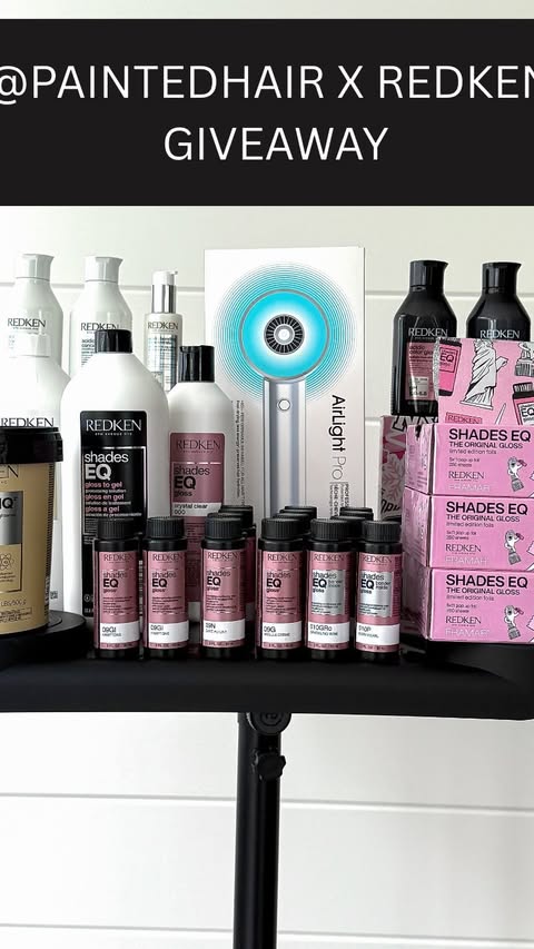 Instagram post by @paintedhair for SalonCentric. Caption reads: [...] bundle of my favorites + a $150 gift card....