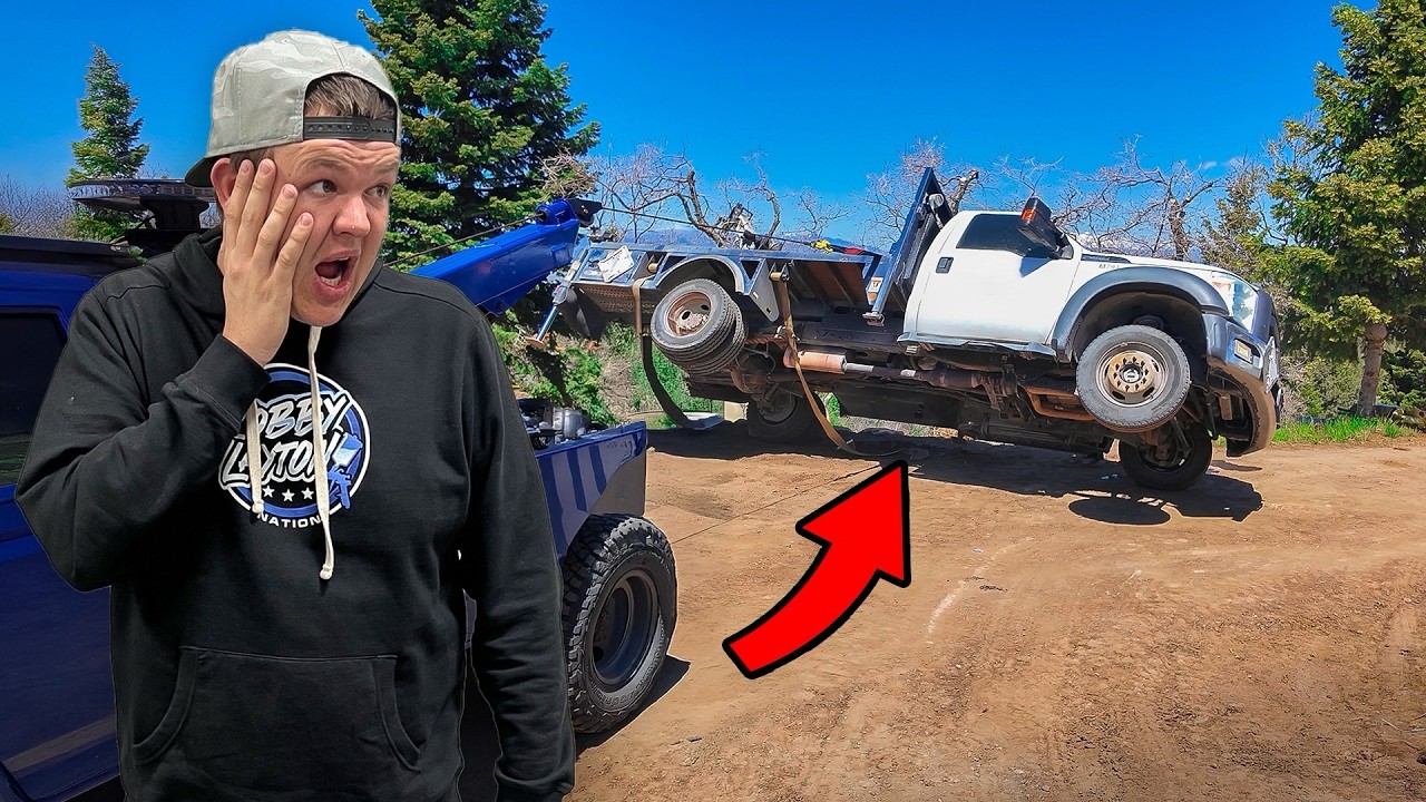 YouTube post by @RobbyLayton for BFGoodrich Tires. Caption reads: King Fred Recovers Massive Rolled Over Propane....