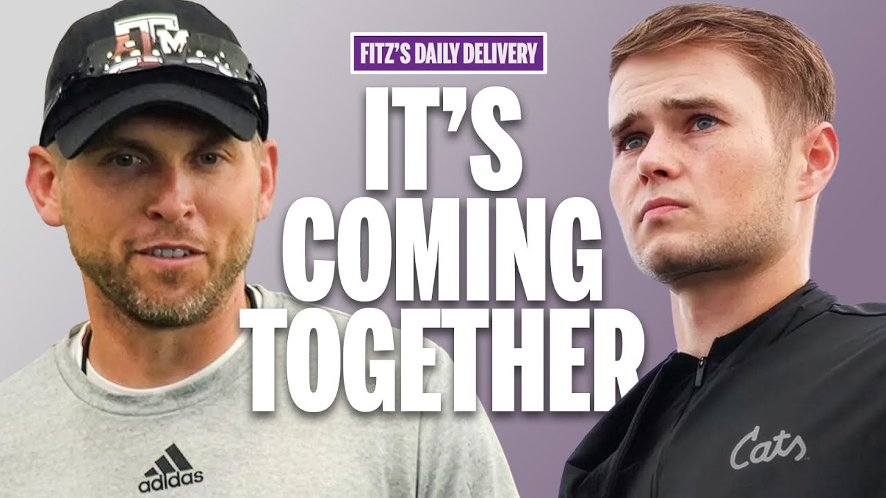 YouTube post by @GoPowercat for Coldest. Caption reads: Klein brings pair of A&M coaches to Manhattan |....