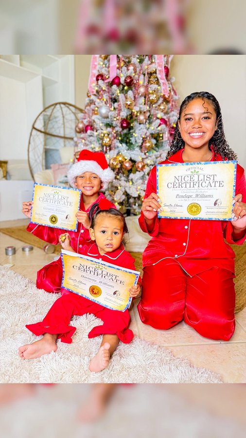 Instagram post by @mrs_williamzz for Package From Santa. Caption reads: [...] made my heart just burst with LOVE....