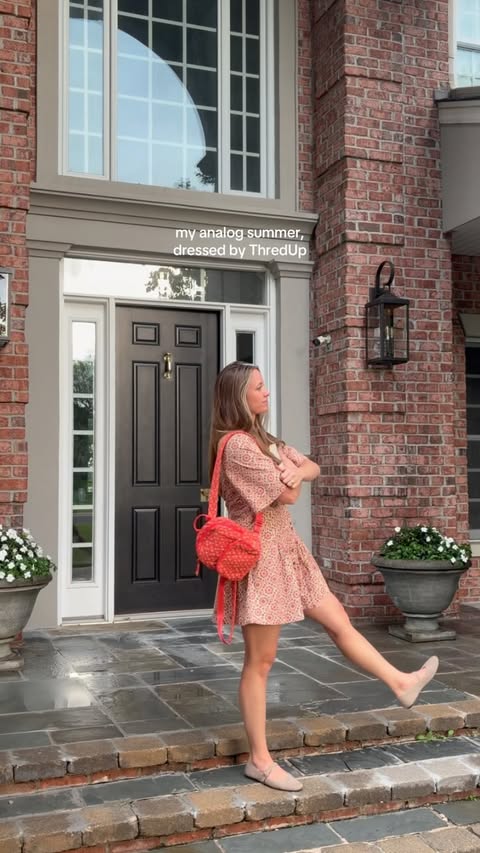 Instagram post by @mar__thrifts for ThredUp. Caption reads: ✨A meaningful summer✨ dressed by @thredup....