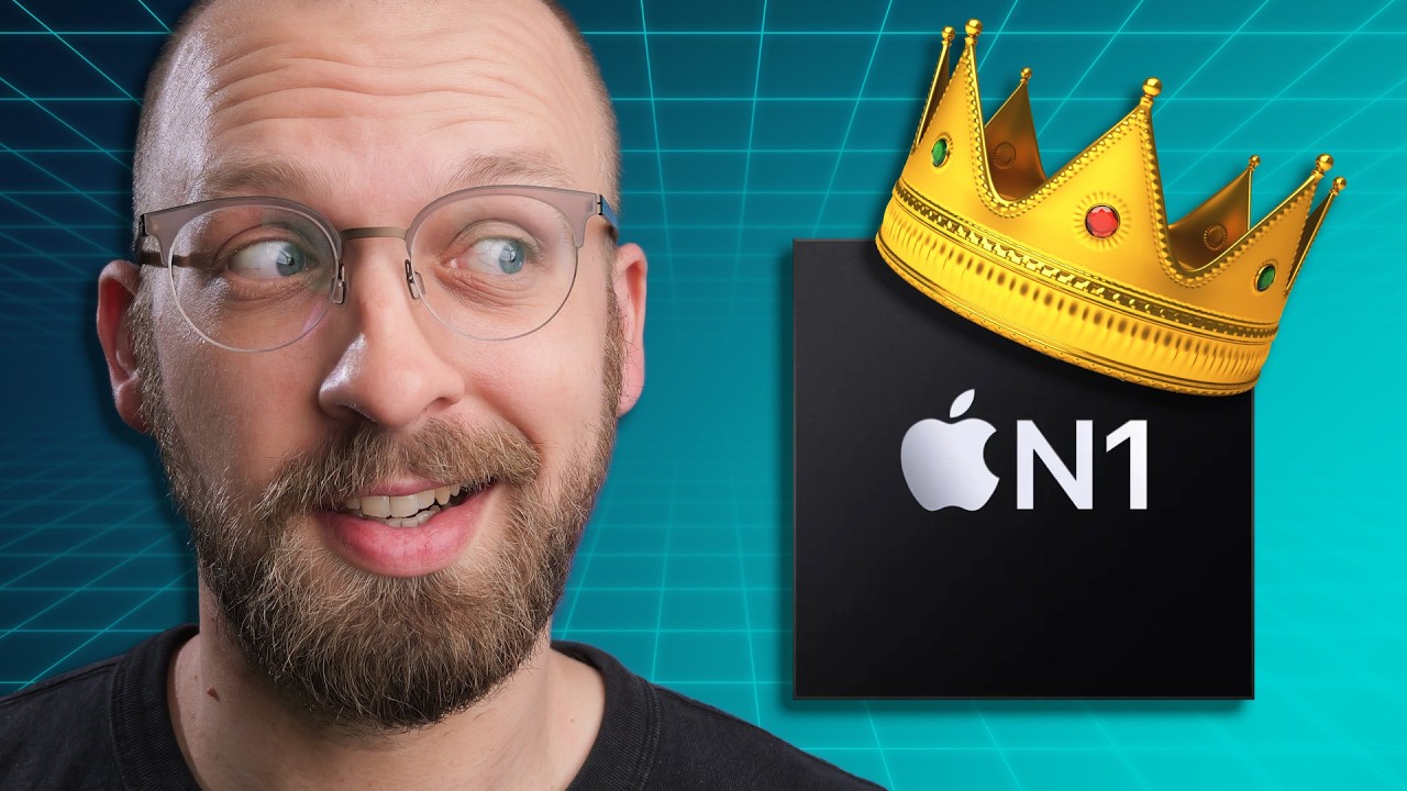 YouTube post by @TheFridayCheckout for Leica Camera. Caption reads: Apple's new chip is a winner!.