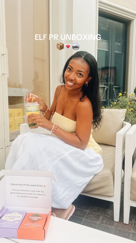 Instagram post by @lifewithchristirose for e.l.f. Cosmetics and Skincare. Caption reads: So apparently Nelson thought the “sugar glass”....