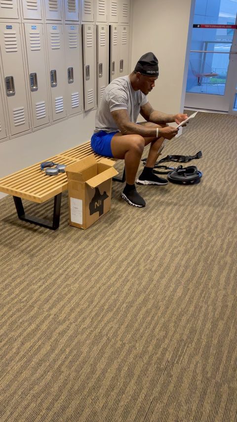 Instagram post by @umohammed97 for Iron Neck. Caption reads: Finally received my iron neck and couldn’t be more....