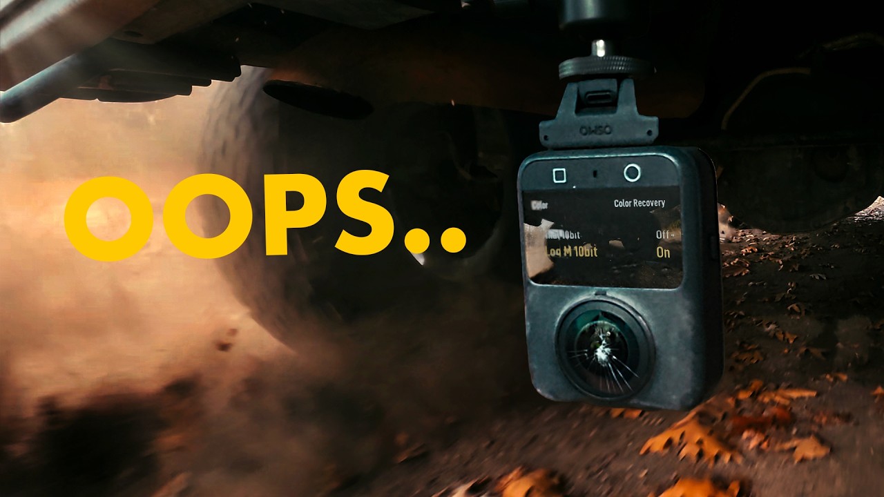 YouTube post by @cammackey for Tilta. Caption reads: Turn Your 360 Camera into A Cinema Camera | DJI....