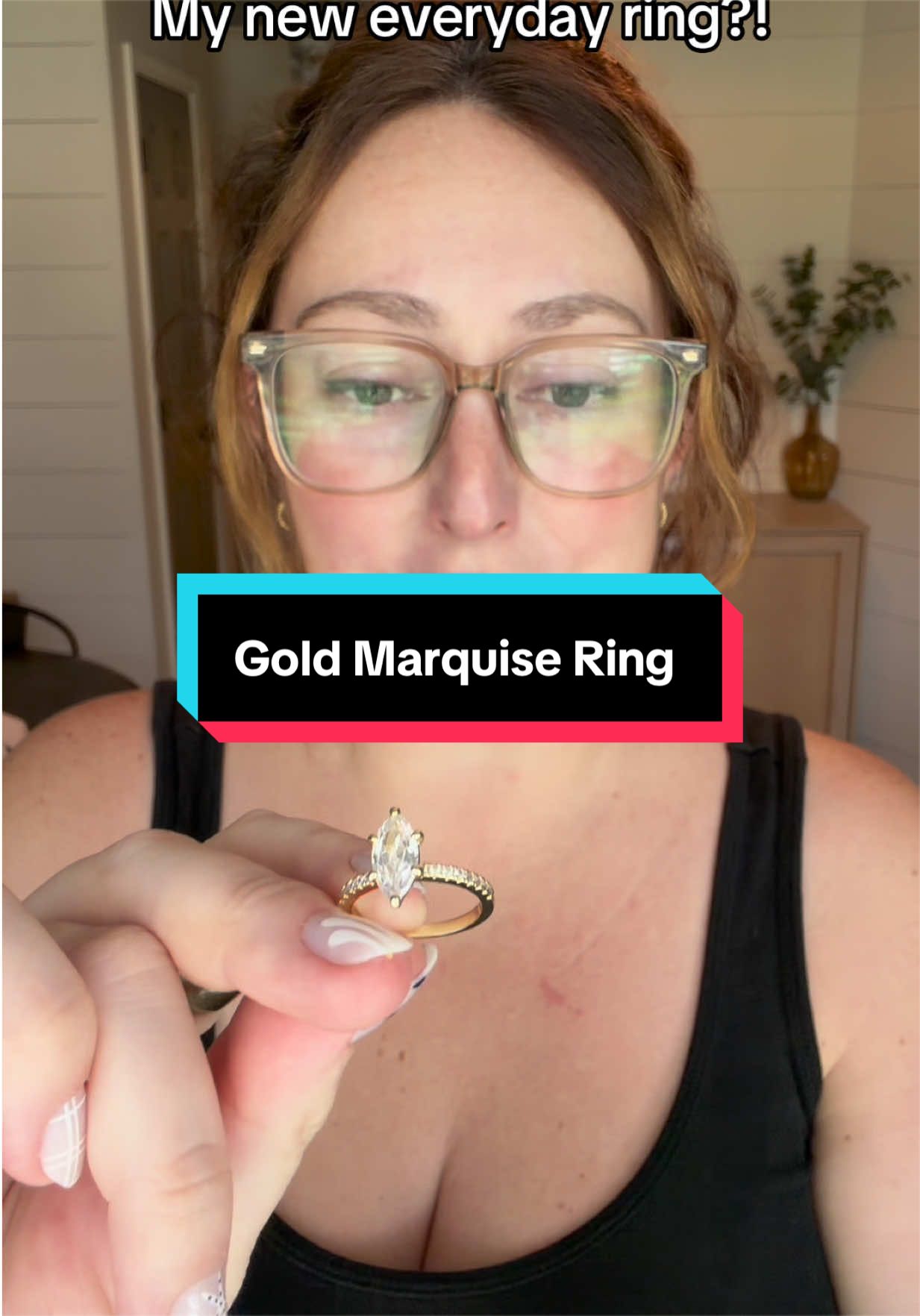 TikTok post by @molly__blair for EAMTI Jewelry. Caption reads: [...] been wearing it everyday 🫢 @EAMTI Jewelry....