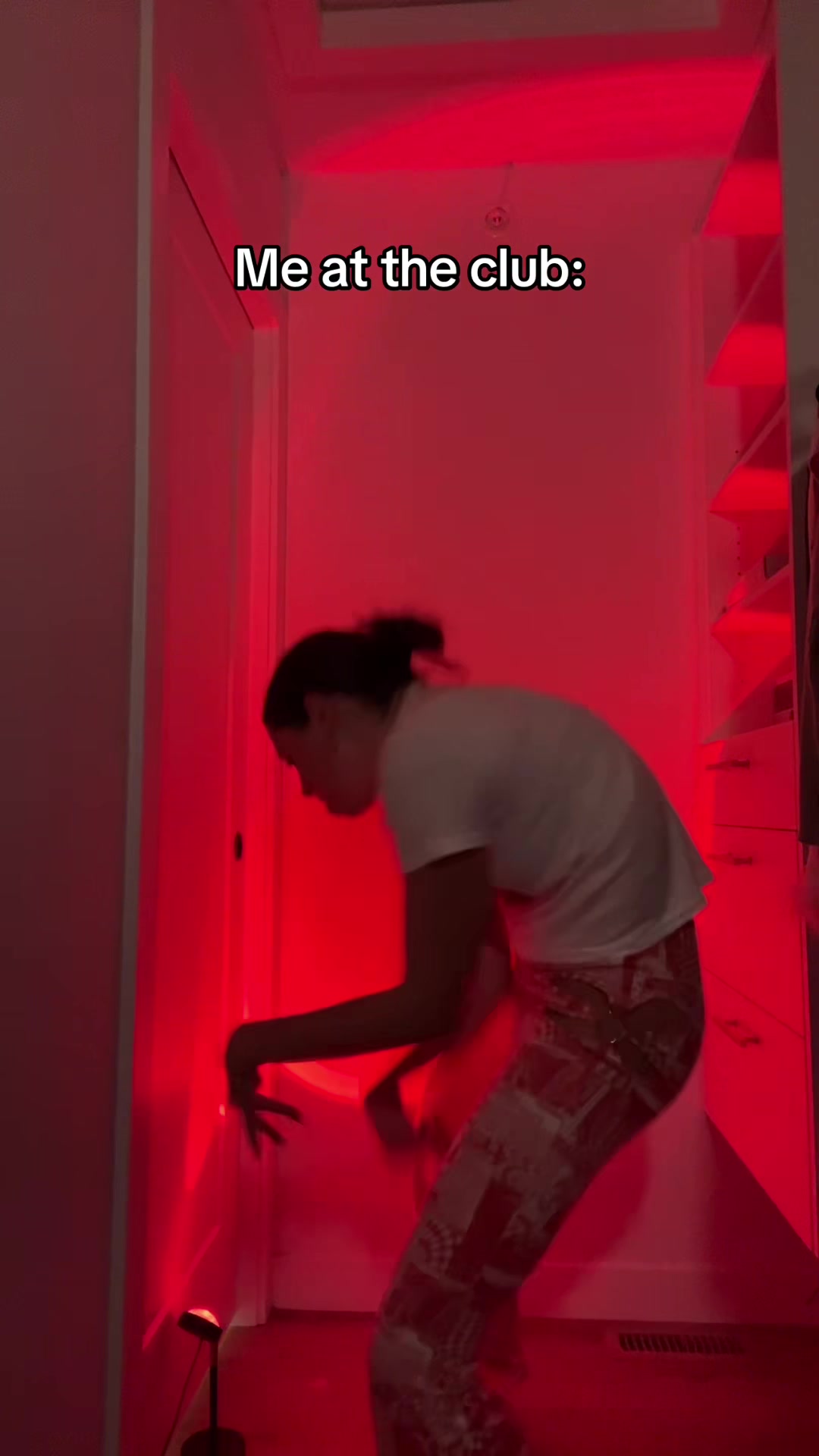 TikTok post by @shelbymorisseau for In Print We Trust. Caption reads: Catch me shrimpin at the club 🦐  Also I’m newly....