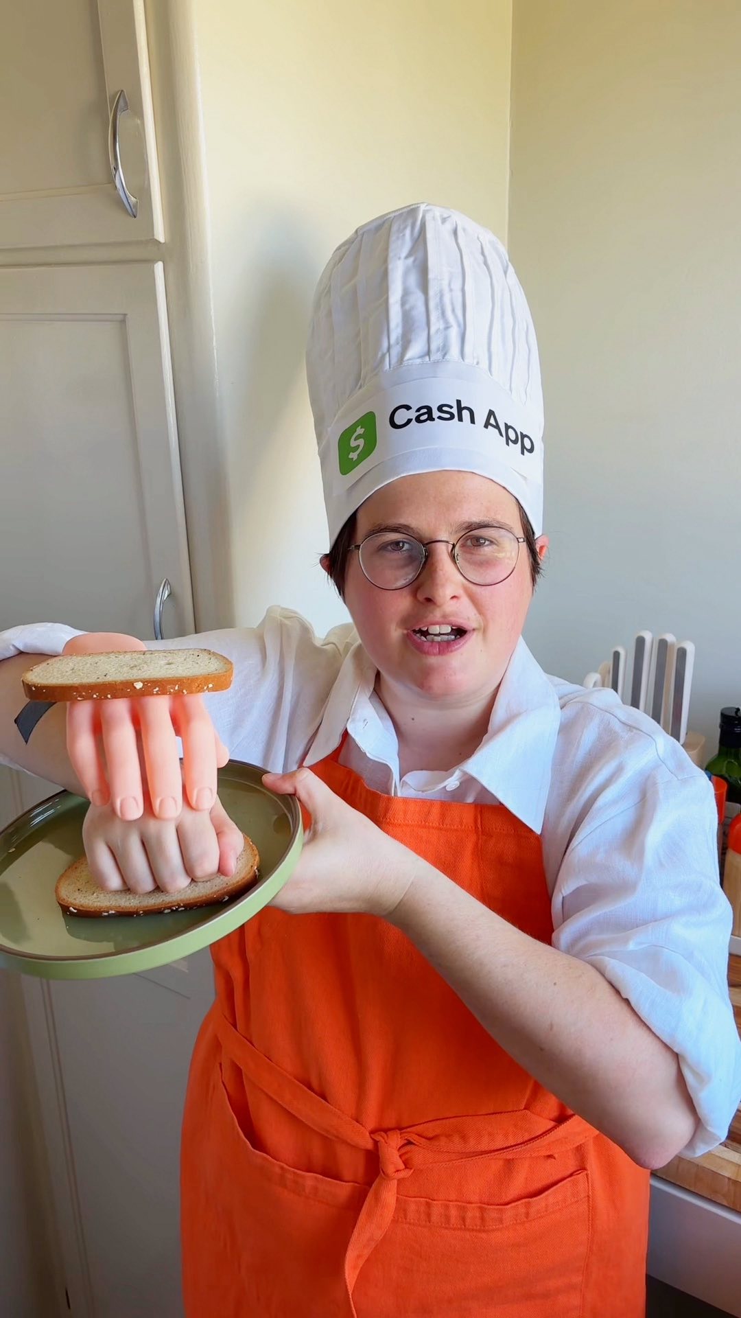 Instagram post by @kelcripe for Cash App. Caption reads: PSA for Scammers @cashapp #CashAppPartner....