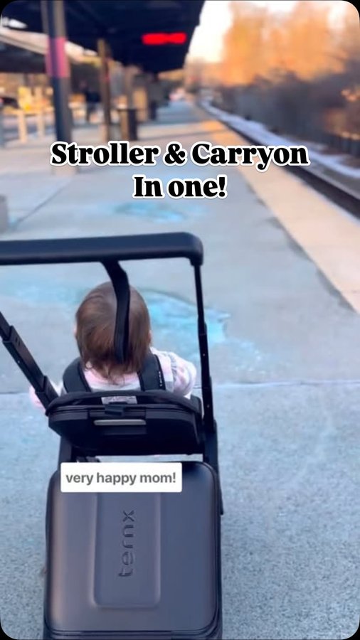 Instagram post by @pure_wander for TernX. Caption reads: [...] kids. I miss being team carry-on! But....