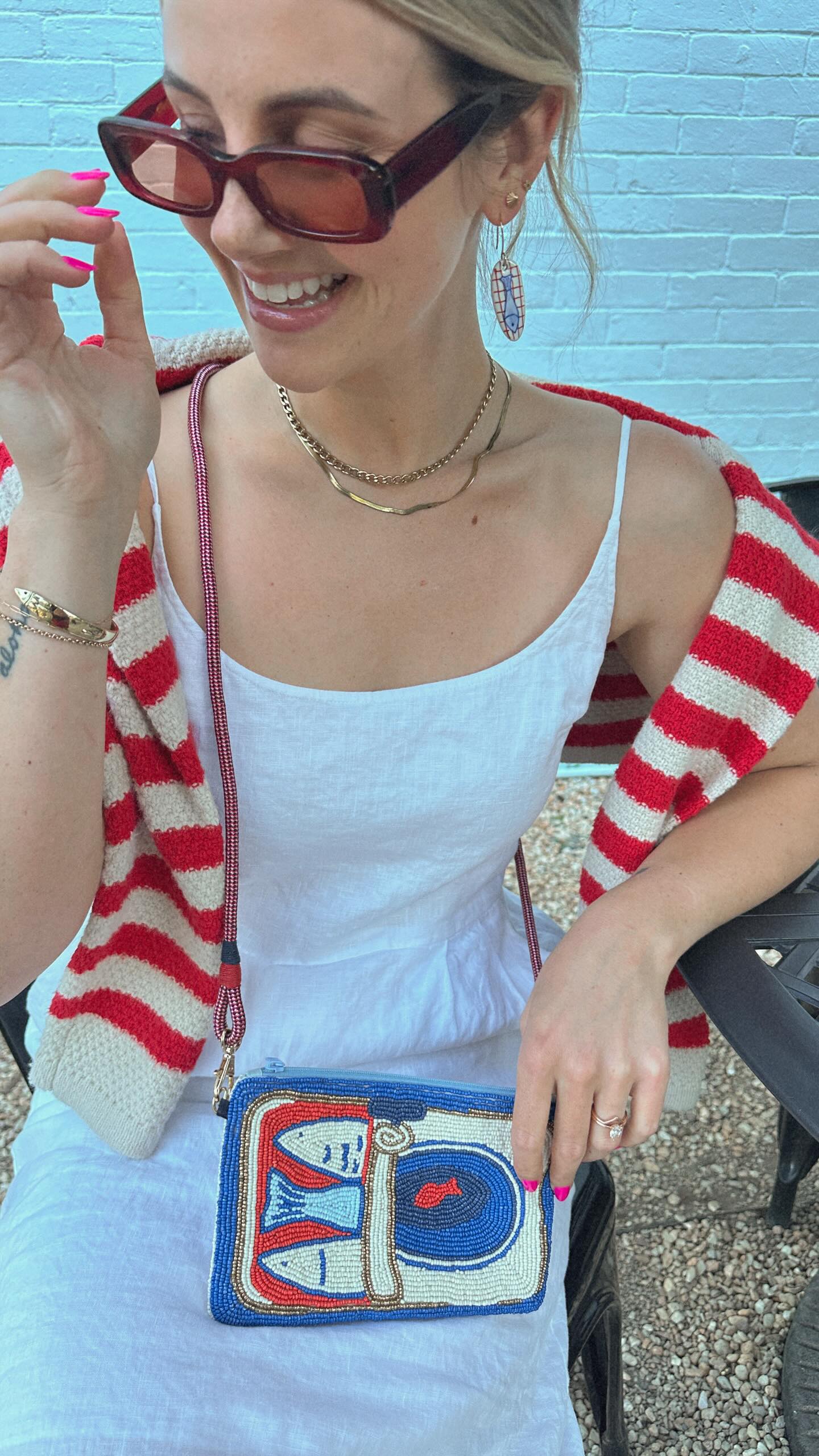 Instagram post by @thetrendysenorita for INK+ALLOY. Caption reads: Ready for summer styling with @inkalloy! ⚓️ I am....