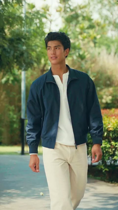 Instagram post by @anthony.constantino for UNIQLO Philippines. Caption reads: The Harrington Jacket is making its comeback, and....