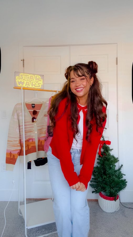 Instagram post by @magicwithmeg for Shopgirlscrew. Caption reads: #AD Gift the Galaxy this Holiday season! Sharing....