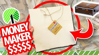 YouTube post by @TheDailyDIYer for Creative Fabrica. Caption reads: 🤑Turn $1 DOLLAR TREE Finds Into REAL Cash! The....