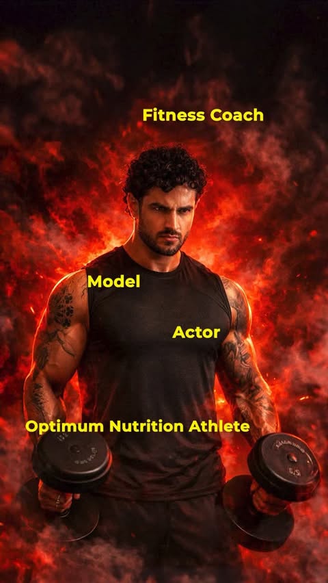 Instagram post by @iamaleksandarilic for Optimum Nutrition. Caption reads: [...] routine now 💪 #GoldStandardWhey....