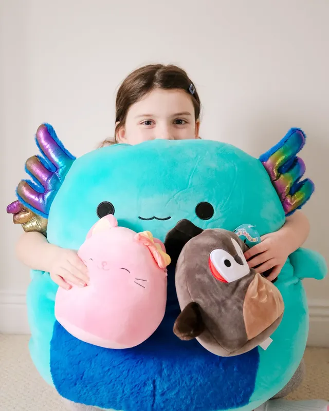 Instagram post by @themabeys_ for Wire PR. Caption reads: AD GIFTED ✨ Squishmallows are a well established....