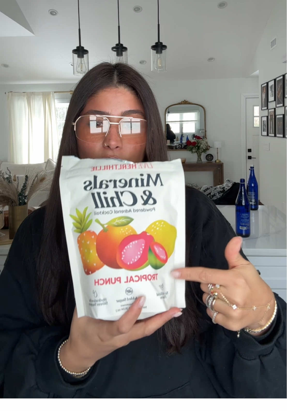 TikTok post by @clarissavallone for Live Healthillie. Caption reads: @Live Healthillie did her big one with this new....