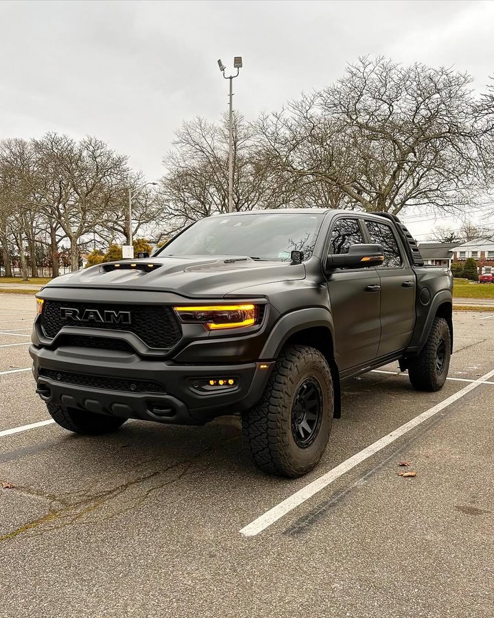 Instagram post by @lago_5pt3 for Mopar. Caption reads: Scroll —>
Love the way the truck is looking with....