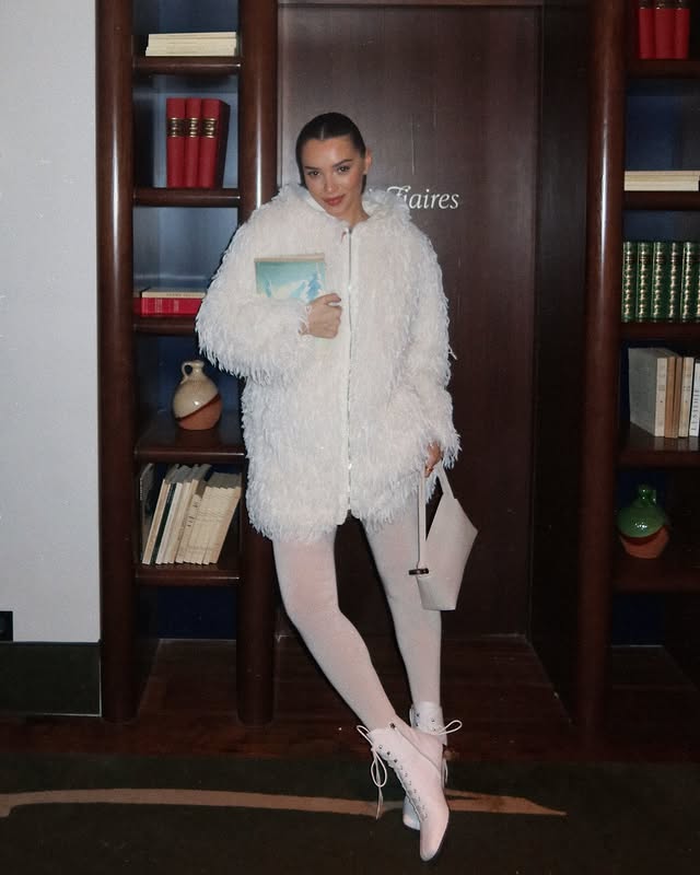 Instagram post by @kleofina for Longchamp. Caption reads: The last 48h : @Longchamp layers, fondue & nights....