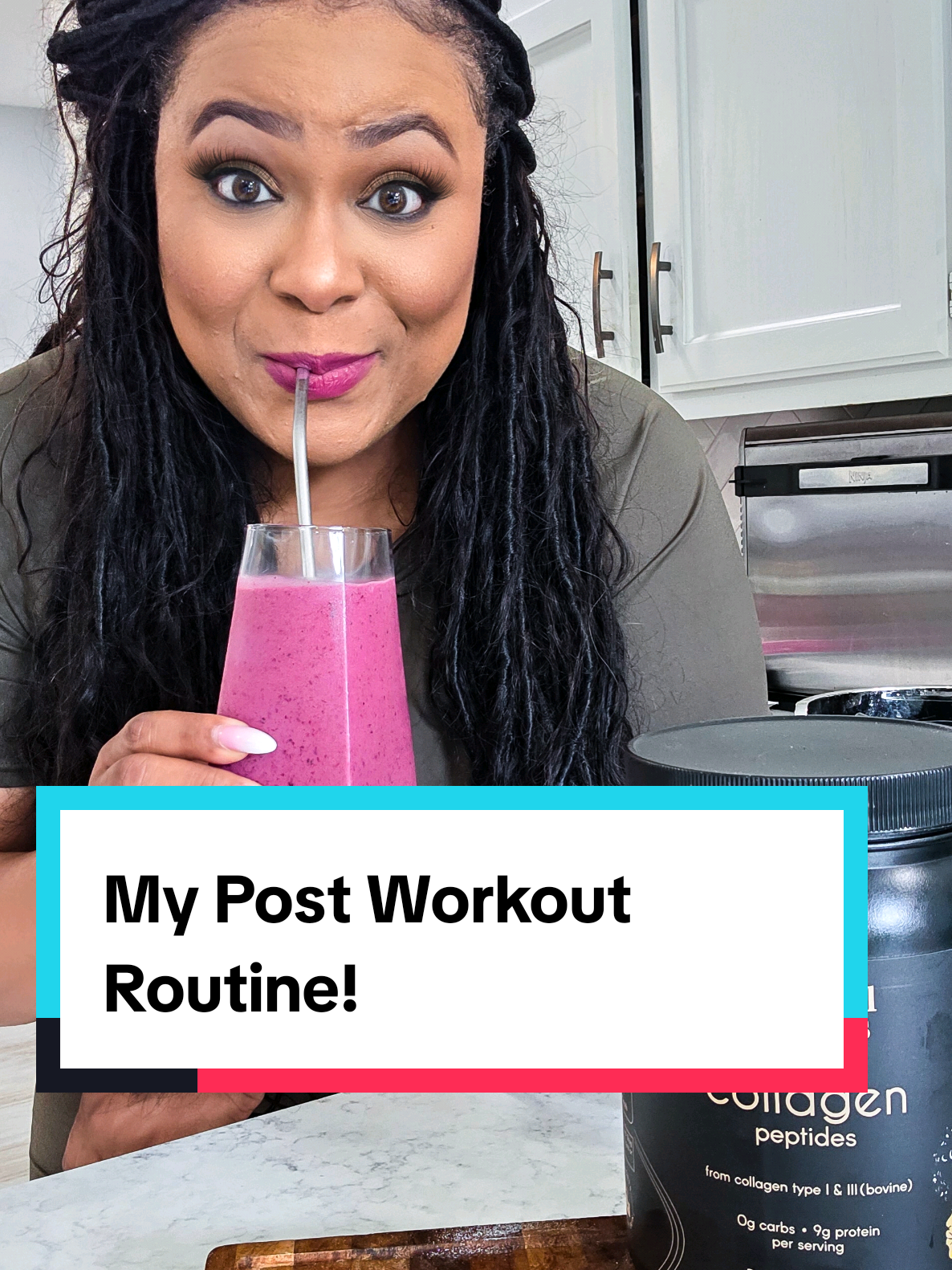 TikTok post by @beautifuleatsandthings for Black Girl Vitamins. Caption reads: [...] in ways that genuinely feel good.....