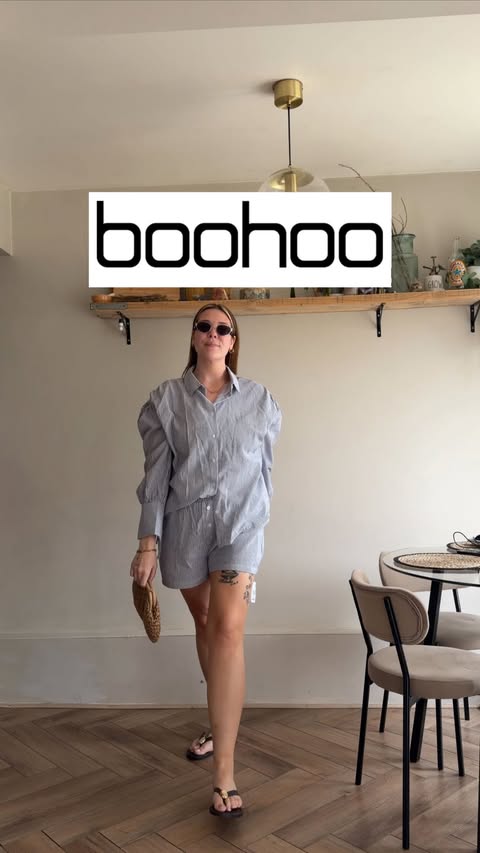 Instagram post by @oforfatsake for Boohoo. Caption reads: [...] Code HOLLYCI works sitewide too! @boohoo....