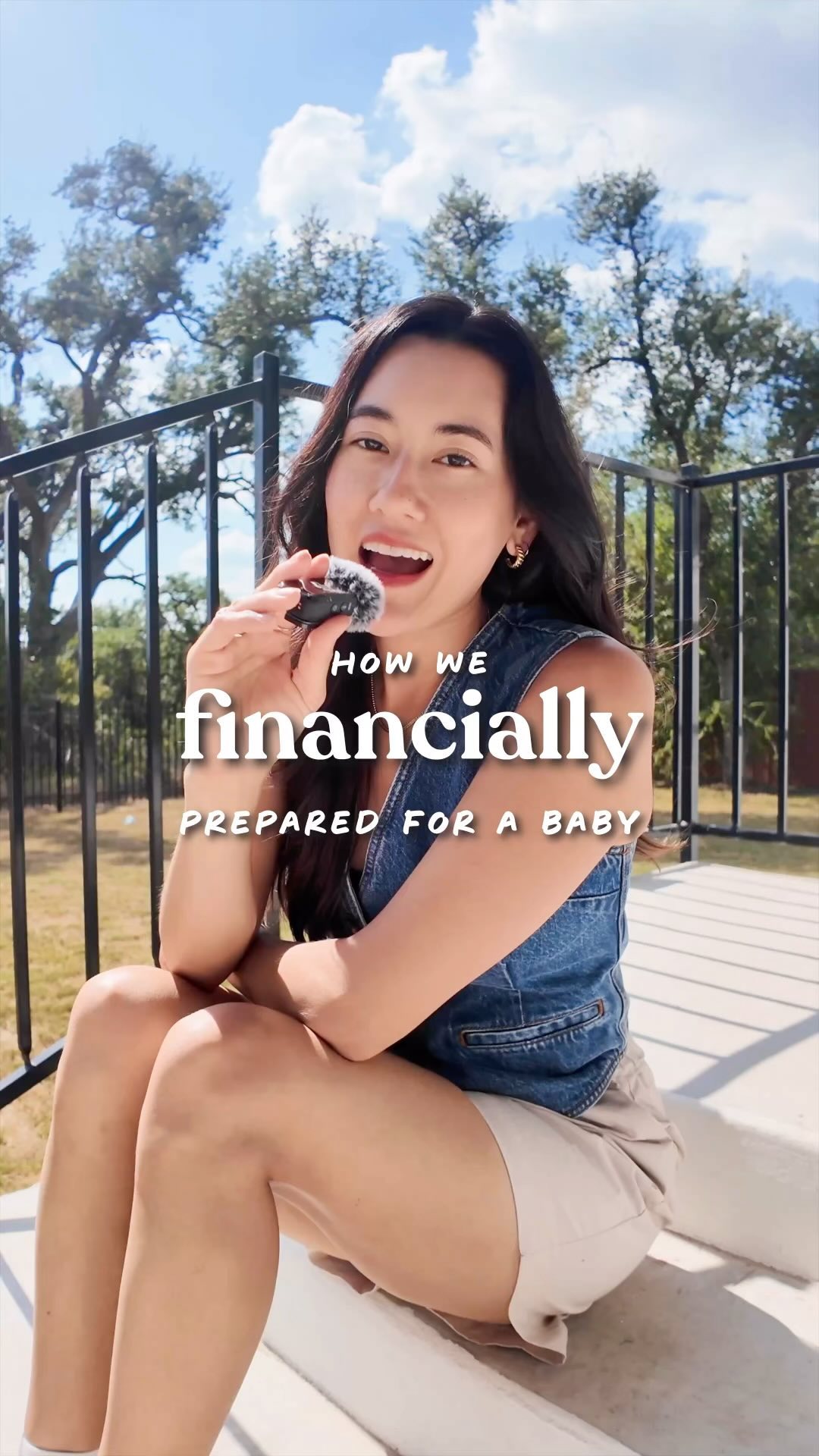 Instagram post by @julesacree for Ally. Caption reads: #ad How We Financially Prepared for Our Baby....