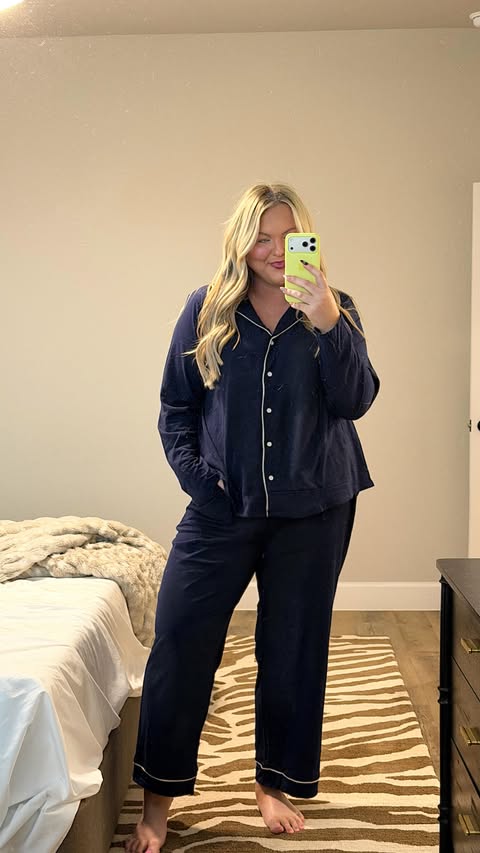 Instagram post by @ashleyyrobo for Lane Bryant. Caption reads: [...] needed couch rot day in my favorite....