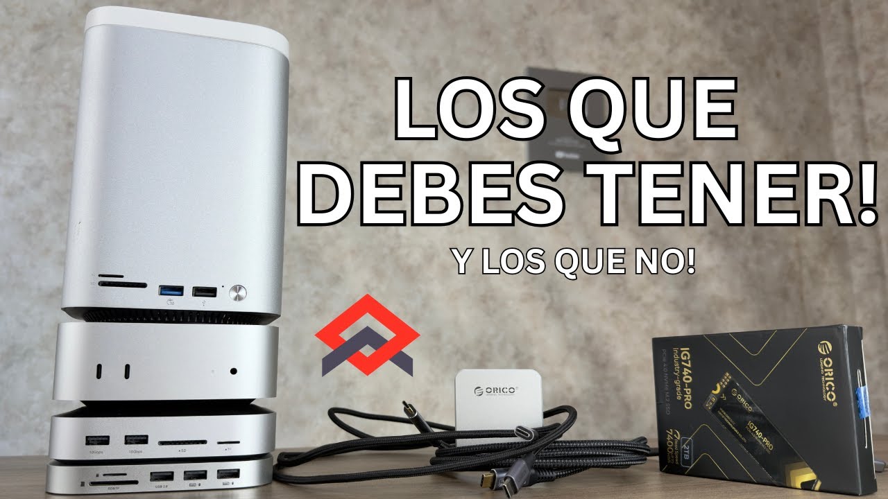 YouTube post by @CristianPlaza for YUNZII. Caption reads: Your Mac mini M4 NEEDS THIS 💥.