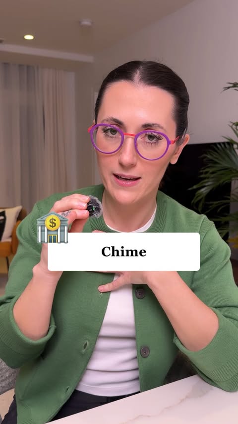 Instagram post by @alexonabudget for Chime. Caption reads: I want my money to grow, not sit there. That’s why....