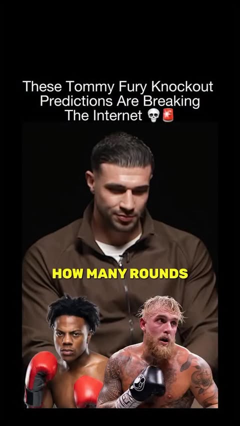 Instagram post by @moviesnscene for DAZN Boxing. Caption reads: Watch Tommy Fury vs. Eddie Hall live exclusively....