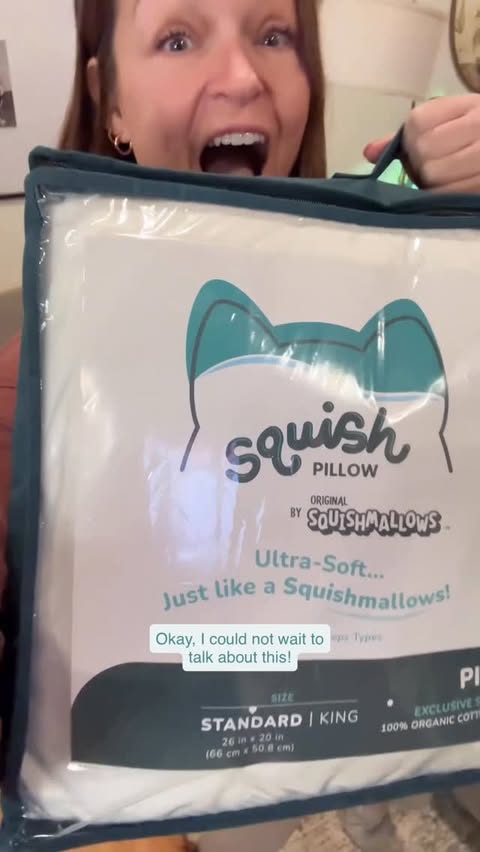 Instagram post by @dani.mccormick for Squishmallows. Caption reads: [...] cozier than ever. Order yours now at....