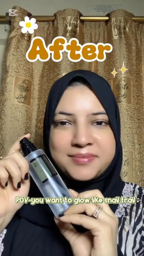 Instagram post by @sumaiya.tariq.338 for COSRX. Caption reads: [...] @moida.official @stylekorean_global @cosrx....