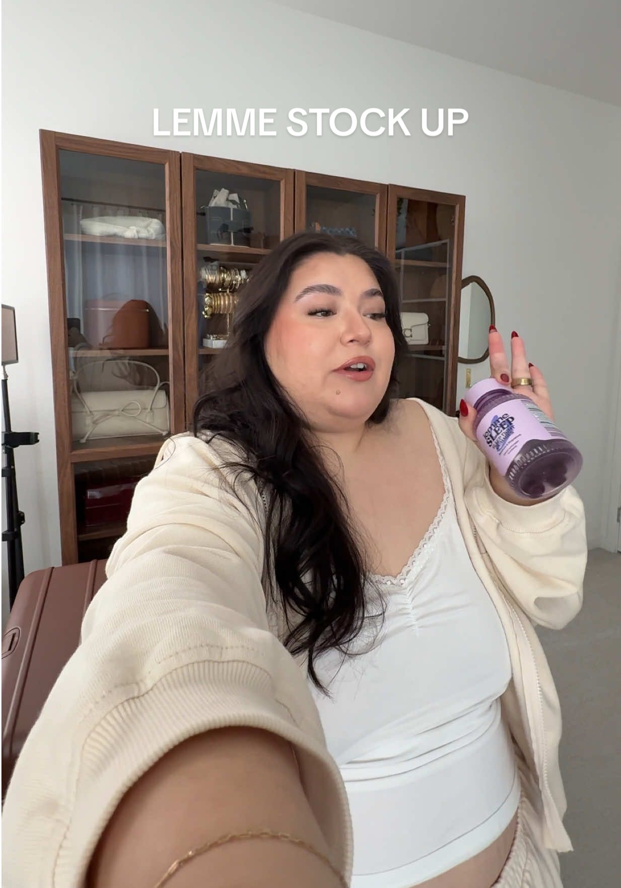 TikTok post by @all.things.jas for Lemme. Caption reads: those lemme sleep gummies are the only way I can....