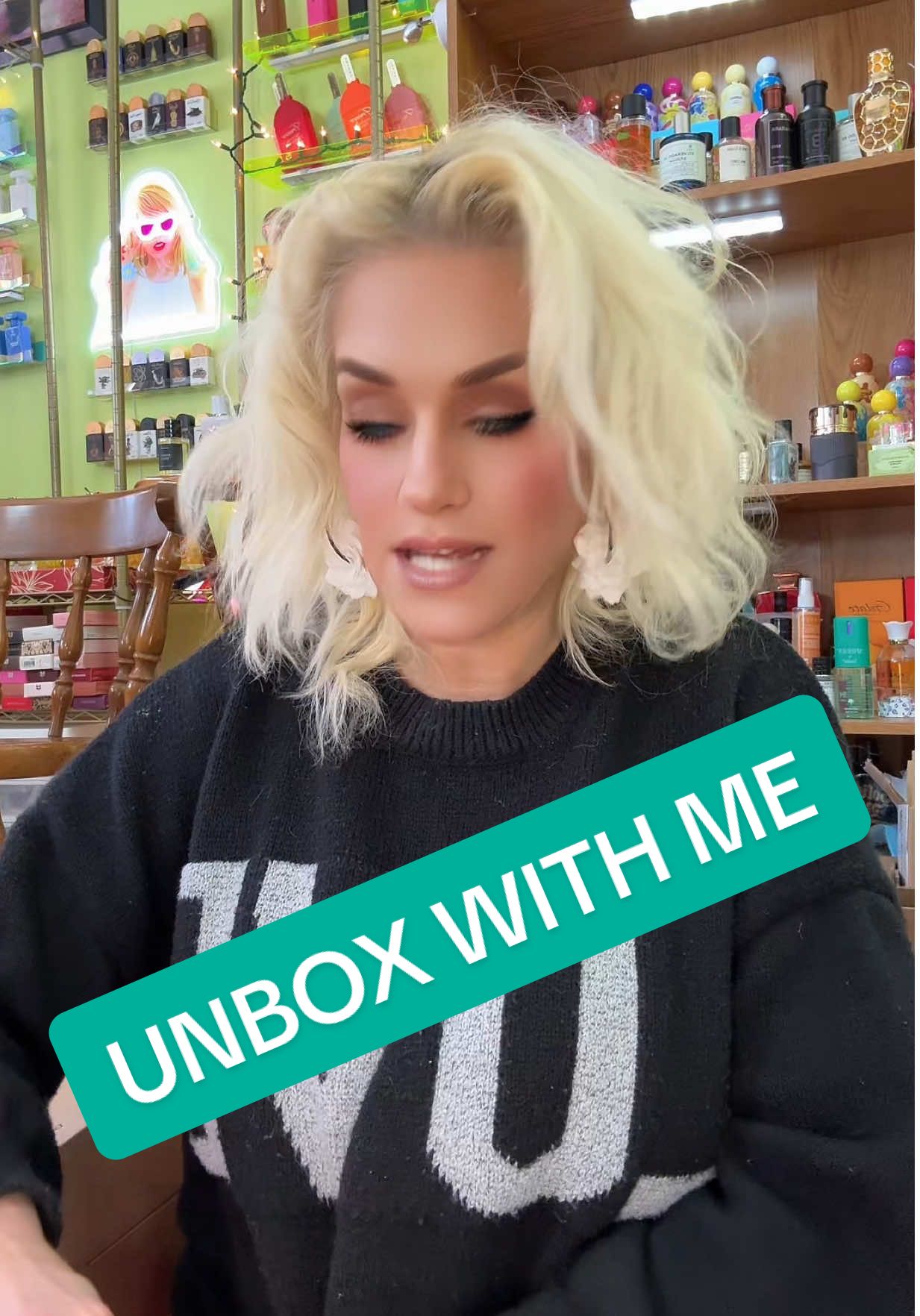 TikTok post by @anniesmellsamazing for NutraChamps. Caption reads: [...] @True Sea Moss @NeoCell Collagen....