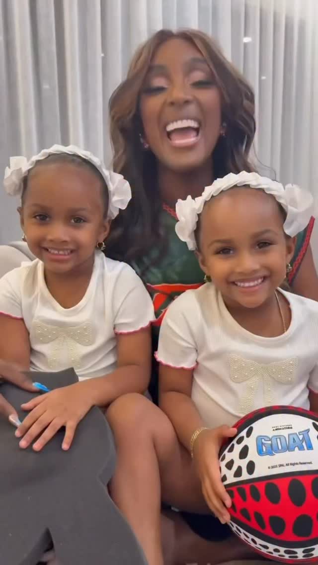 Instagram post by @amaralanegraaln for Sony Pictures. Caption reads: [...] theaters Feb 13! @GoatMovieOfficial....