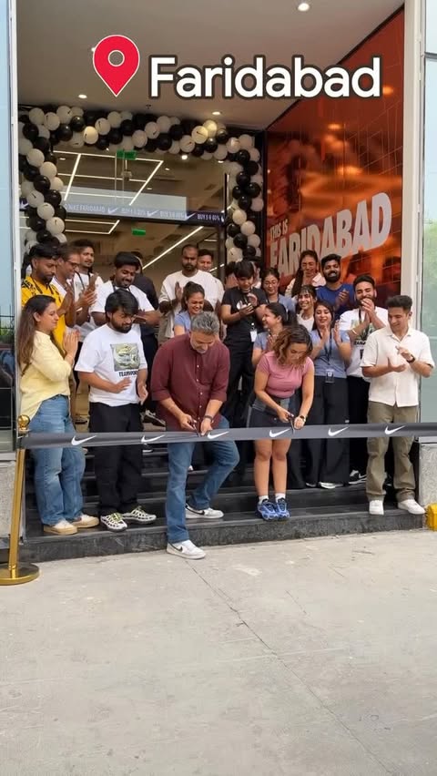 Instagram post by @shadesofmoon for Nike. Caption reads: I inaugurated a @nike store and got my favourite....