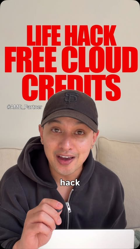 Instagram post by @yourfriendintech for AMD. Caption reads: #AMD_Partner Here’s a major life hack for any....